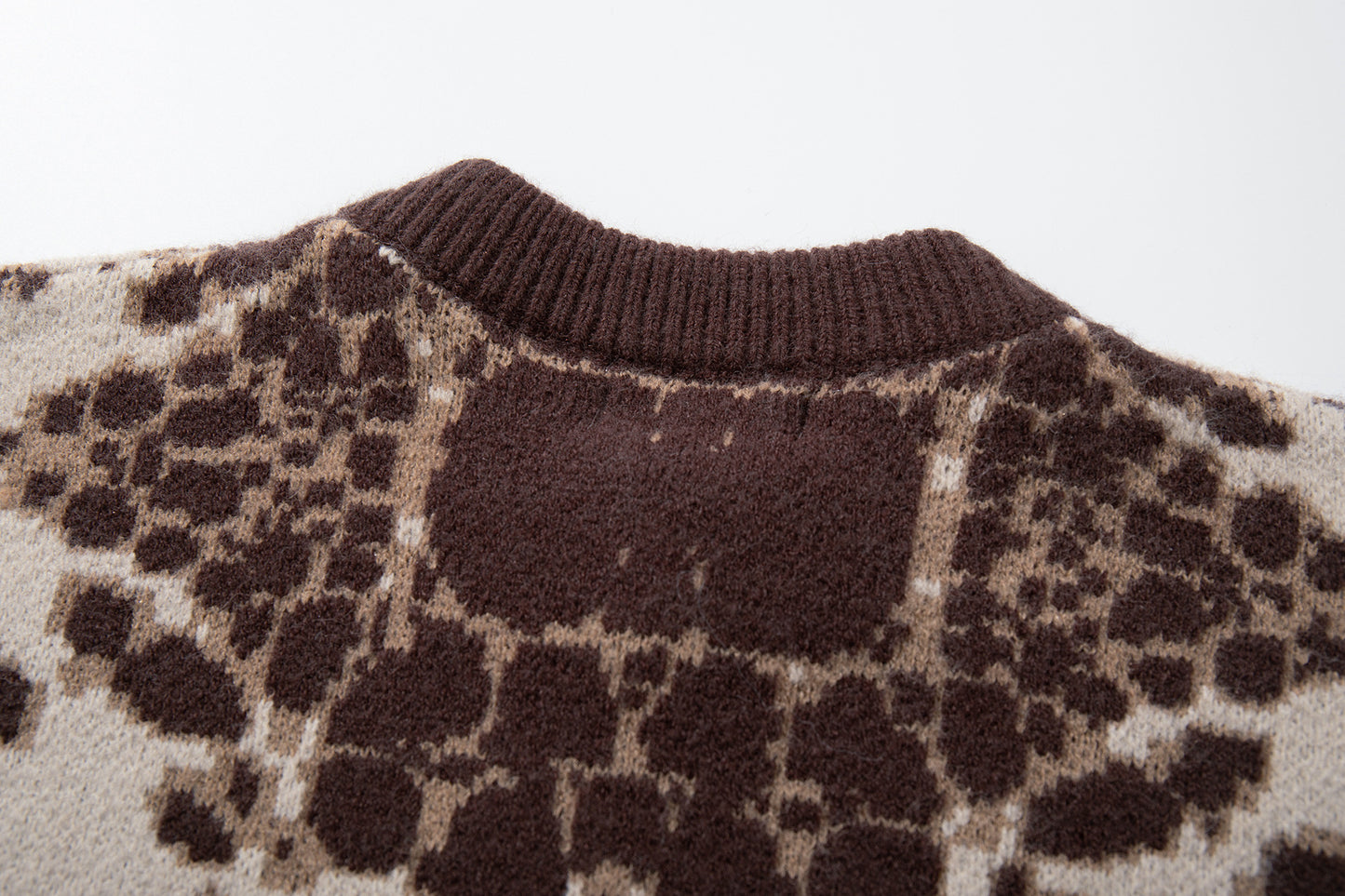 Skull Graphic Dark Knit Sweater WN23040