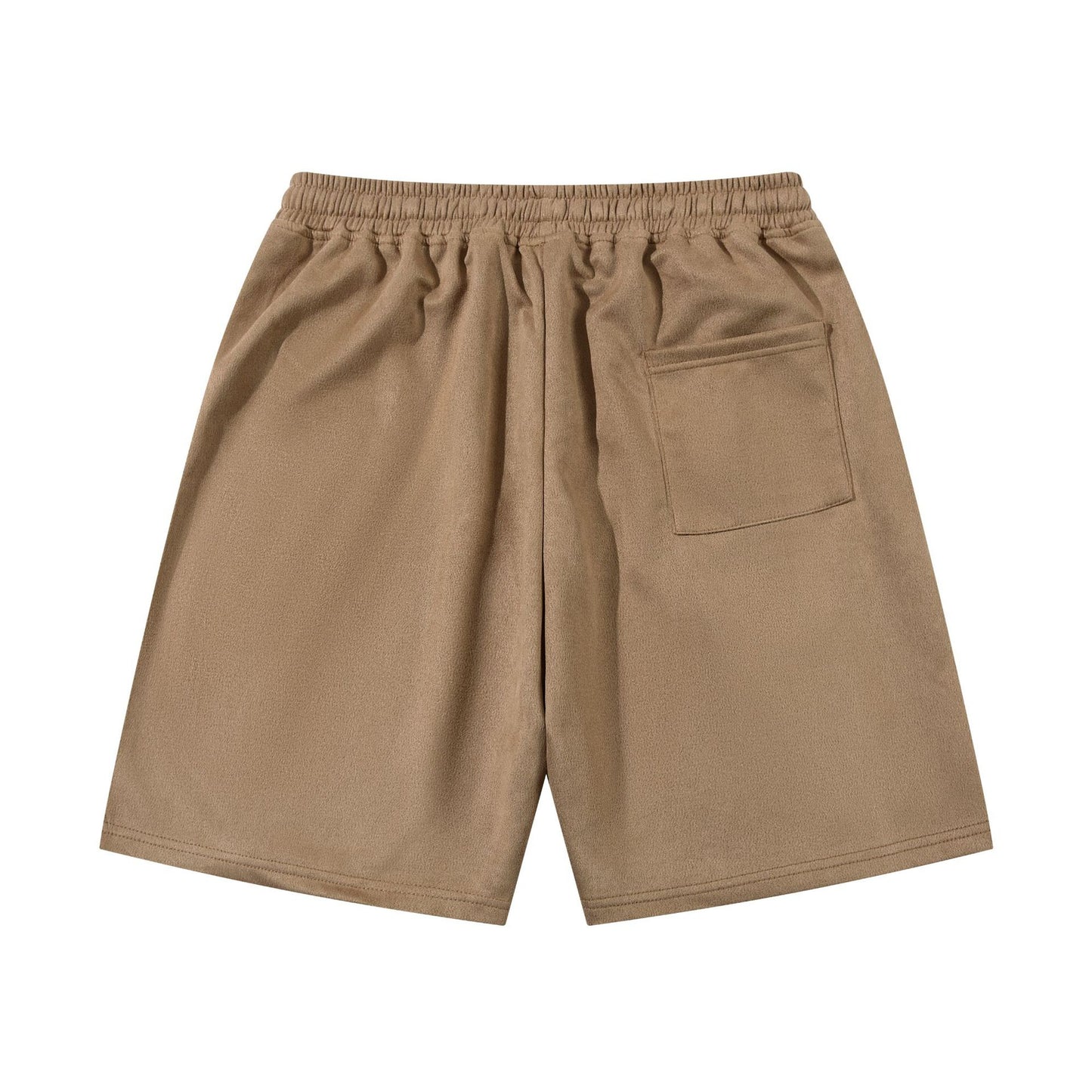 Suede Embroidery Wide Leg Half Pants WN16205