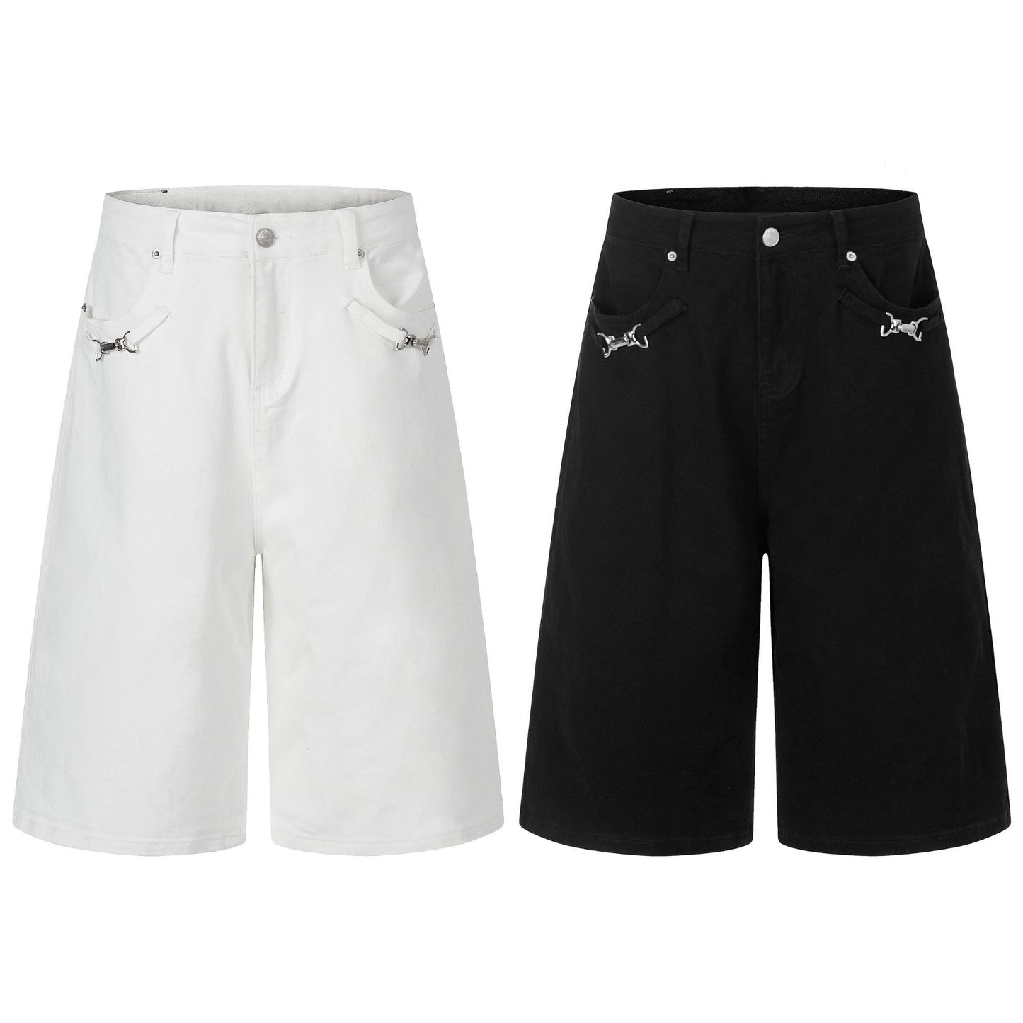 Metal Ornament Half Pants WN25922