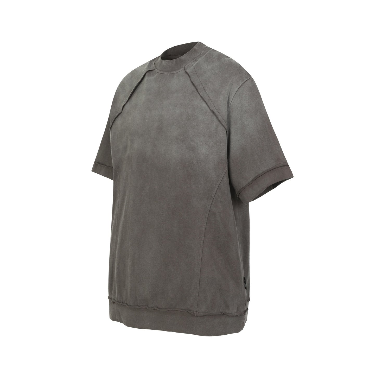 Washed Raw Hem Short Sleeve T-Shirt WN25528