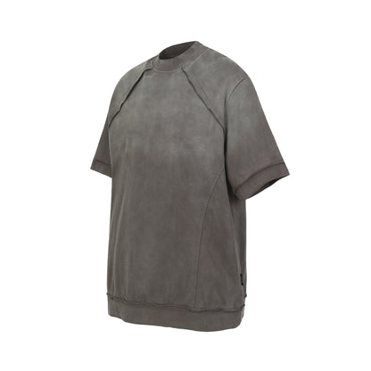 Washed Raw Hem Short Sleeve T-Shirt WN25528