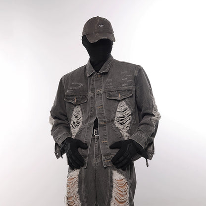 Damage Design Denim Jacket & Denim Pants Setup WN18605