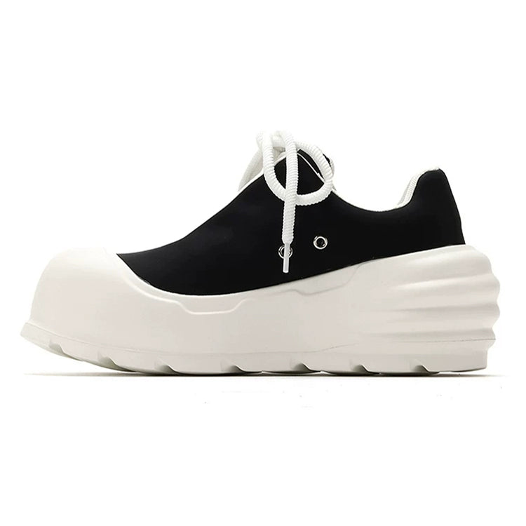 Black Samurai Image Chunky Sole Dad Sneakers WN20789