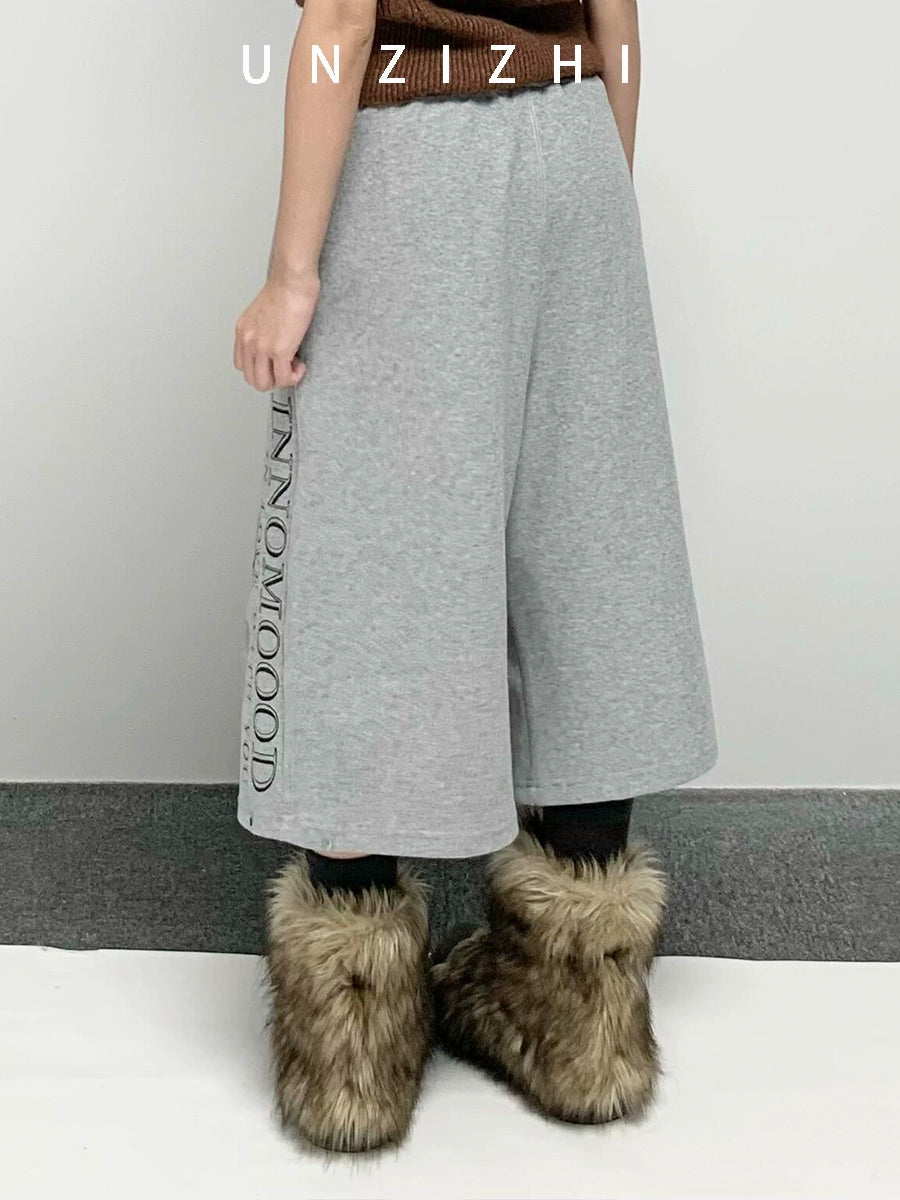 Fur Lined Chunky Sole Snow Boots WN20798