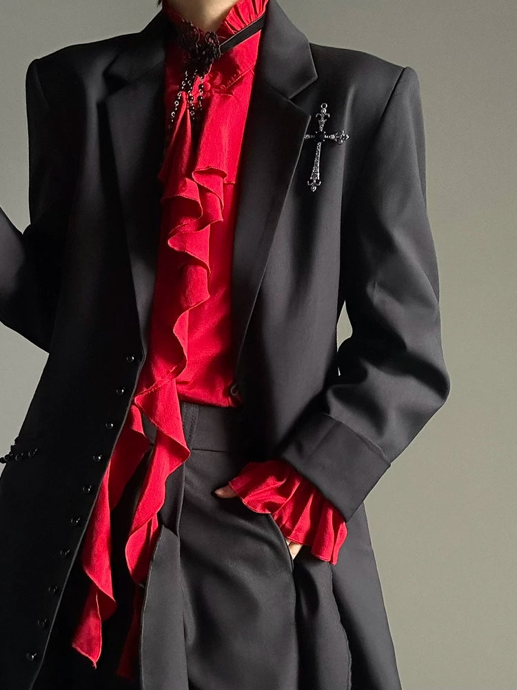 Rhinestone Cross Brooch WN23133