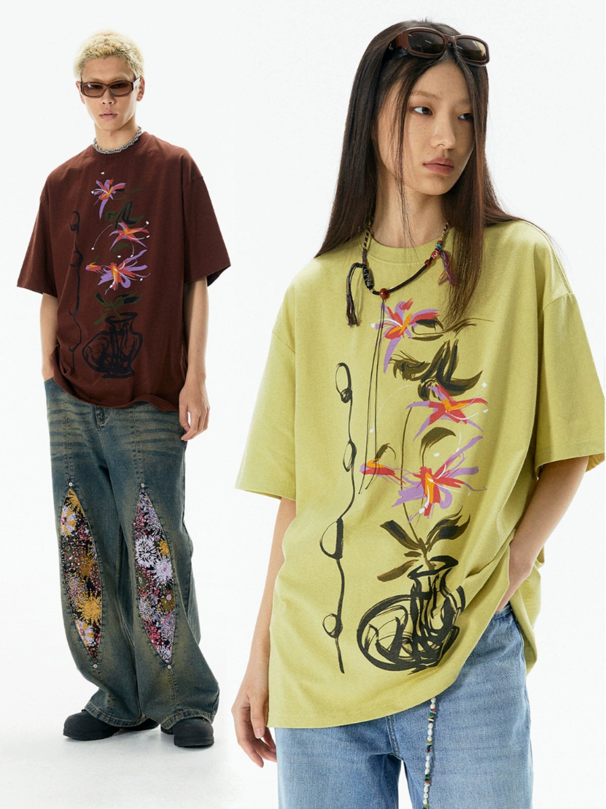 Graphic Art Print Short Sleeve T-Shirt WN18909