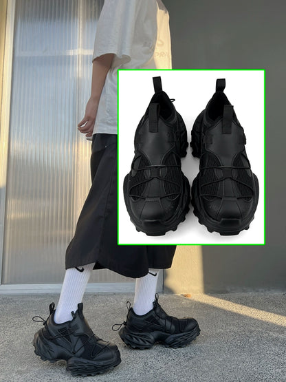 Mesh Thick Sole Sporty Sneakers WN21252