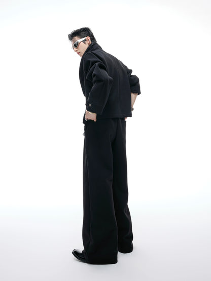 Contrast Jacket & Draping Pants Setup WN20537