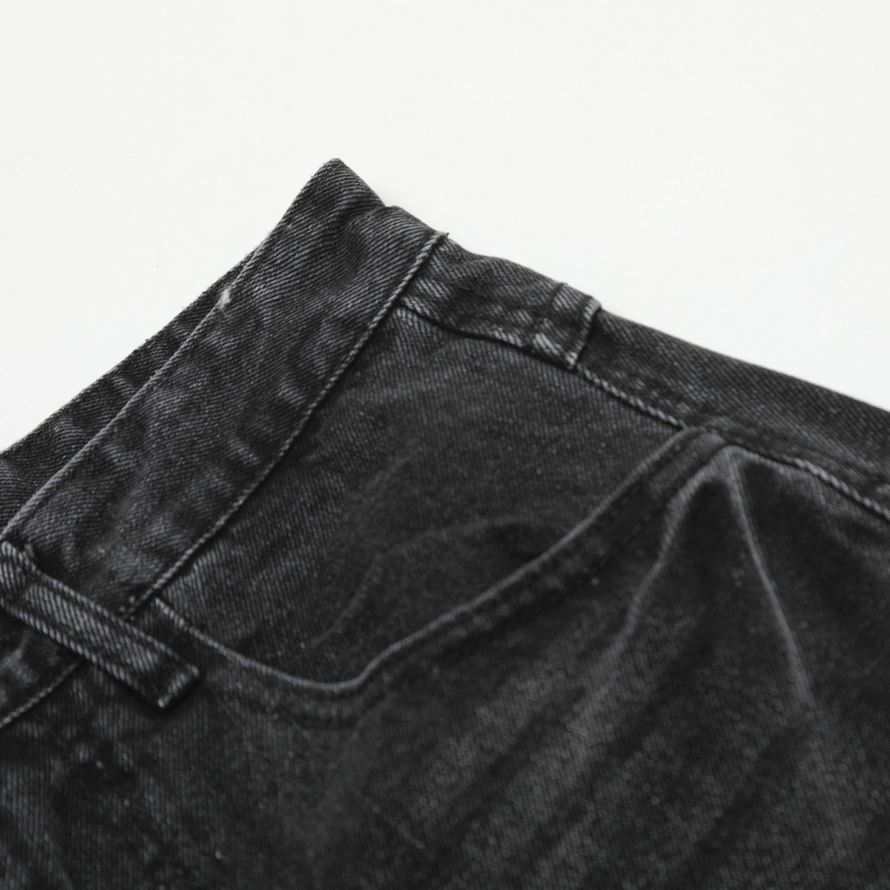 Washed Panel Denim Jeans WN13093