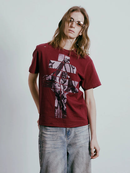 Print Short Sleeve T-Shirt WN18979