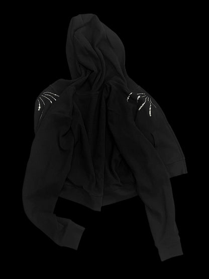 Fireworks Print Zipper Hoodie WN18854