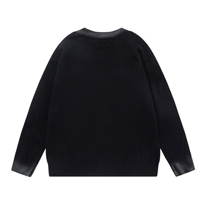 Oversize V-Neck Knit Cardigan WN11401