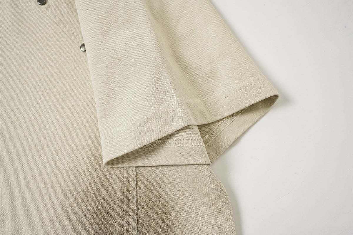 Studs Washed Short Sleeve T-Shirt WN25501