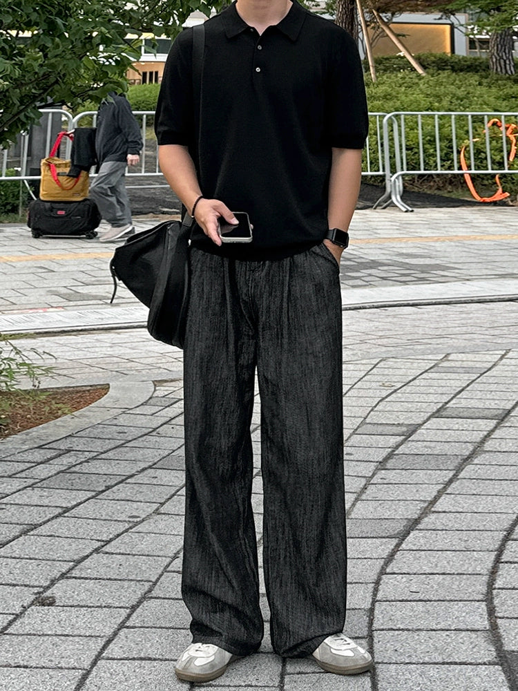 Knit Short Sleeve Polo Shirt WN20317