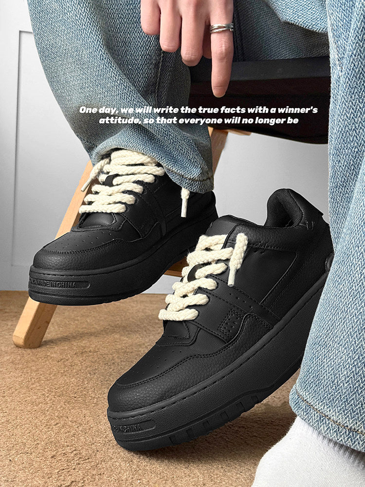 Chunky Platform Sneakers with Rope Laces WN24544