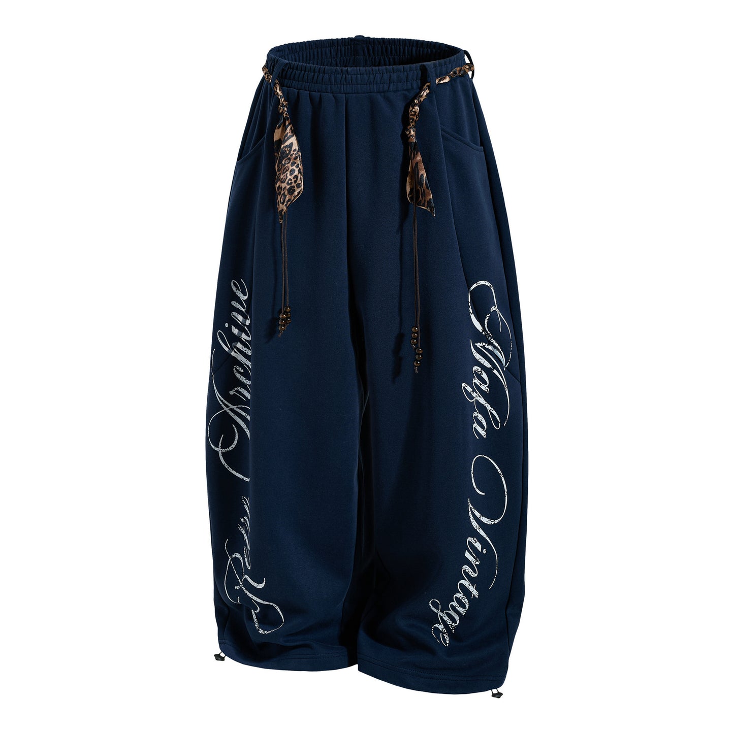 Sporty Curved Wide Leg Pants WN25690