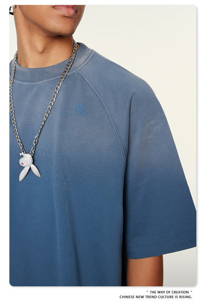 Washed Oversize Raglan-sleeve T-shirt WN6430