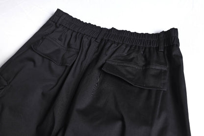 Multi Pocket Letter Print Straight Cargo Pants WN25988