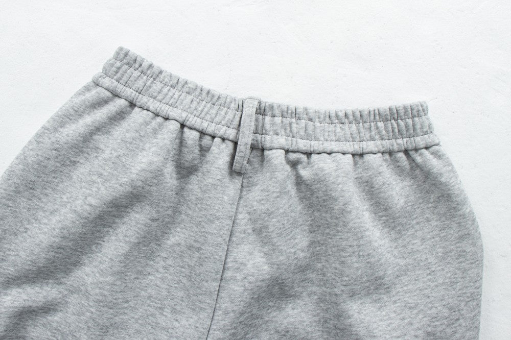 Art Graphic Strap Wide Leg Sweatpants WN27793