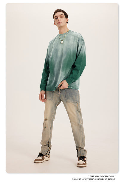 Oversize Washed Long-sleeve t-shirt WN6051