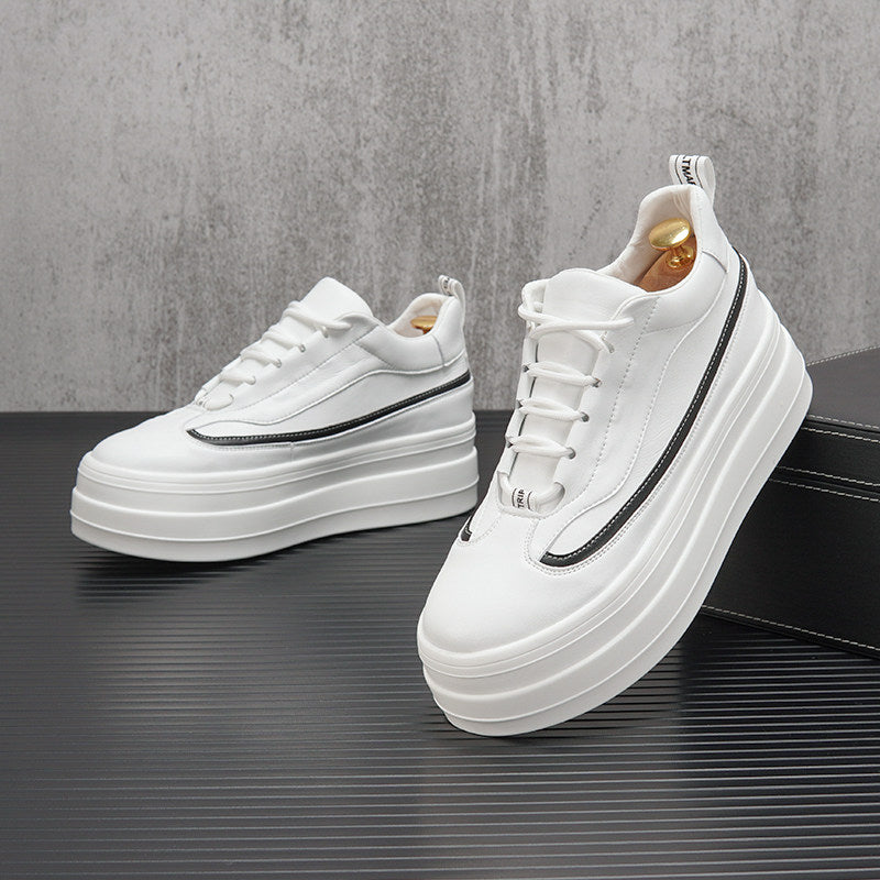 Thick-Sole Height-Increasing Skate Sneakers WN24756