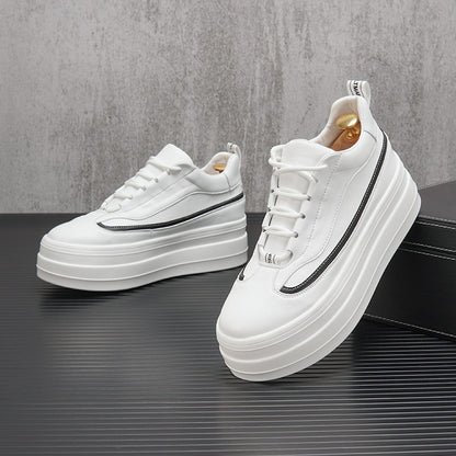 Thick-Sole Height-Increasing Skate Sneakers WN24756