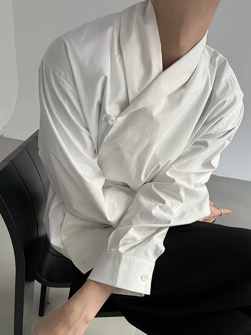 Asymmetric Collar Short Jacket WN21622