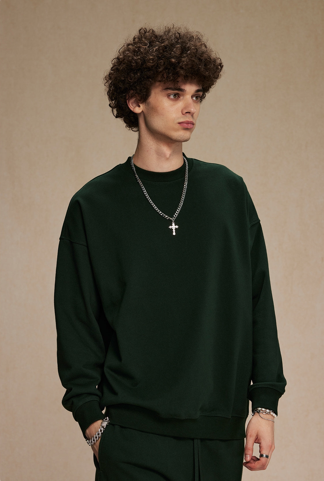 Oversize Crewneck Sweatshirt WN9972