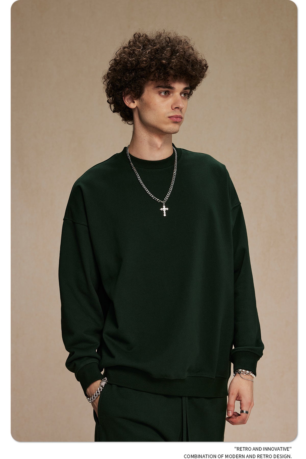 Oversize Crewneck Sweatshirt WN9972