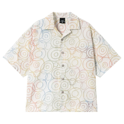 Polka Dot Print Short Sleeve Shirt WN17460