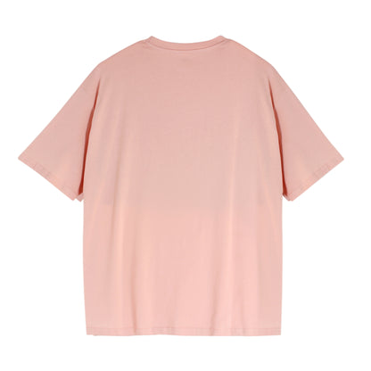 Heart Print Oversize Short Sleeve T-Shirt WN16809