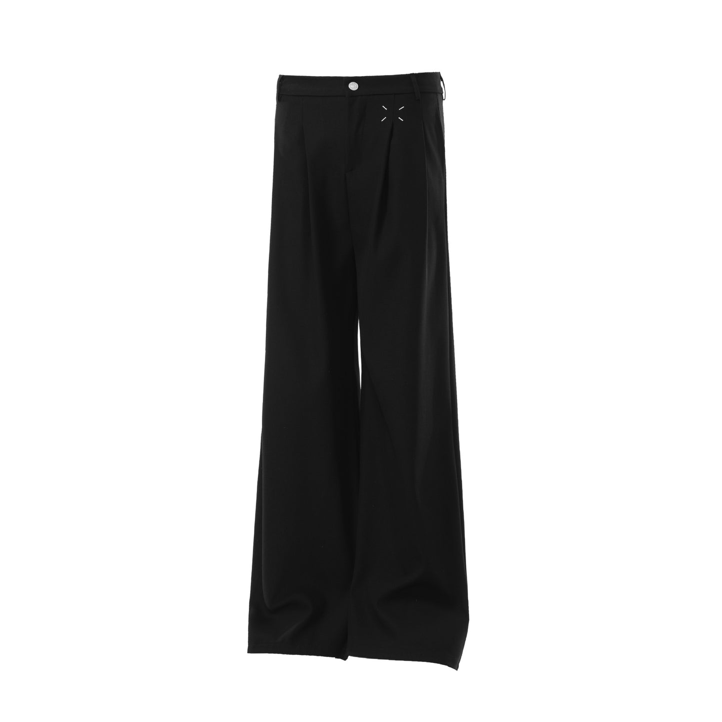 Drape Pleats Wide Leg Trousers WN25664