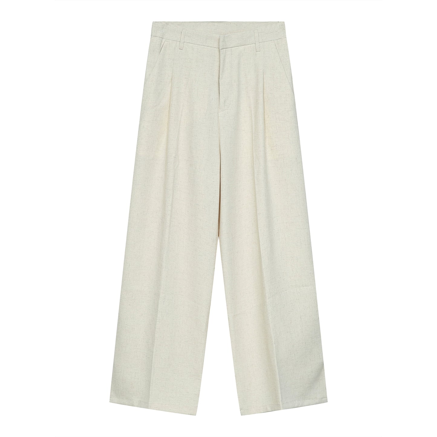 Wide-Leg Split-Hem Trousers WN9561