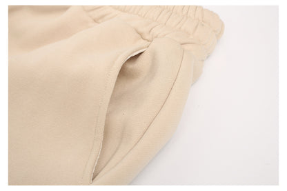 Wide Leg Letter Print Drawstring Sweatpants WN26534
