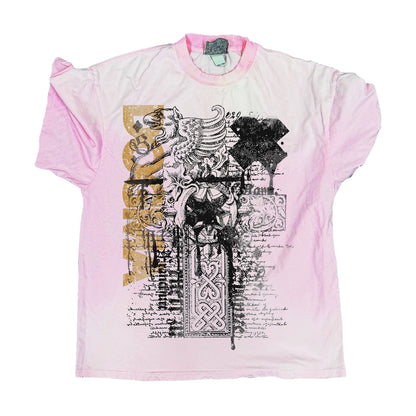 Graphic Print Washed Oversize Short Sleeve T-Shirt WN16887