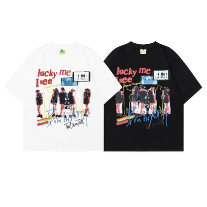 Graphic Print Short Sleeve T-Shirt WN25943