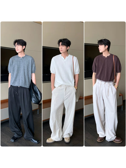 Lightweight Knit Short Sleeve T-Shirt WN20429