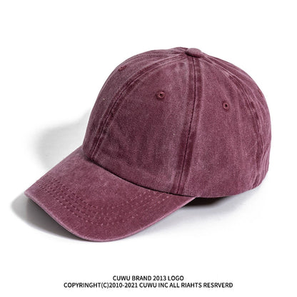 Washed Plain Baseball Cap WN10336