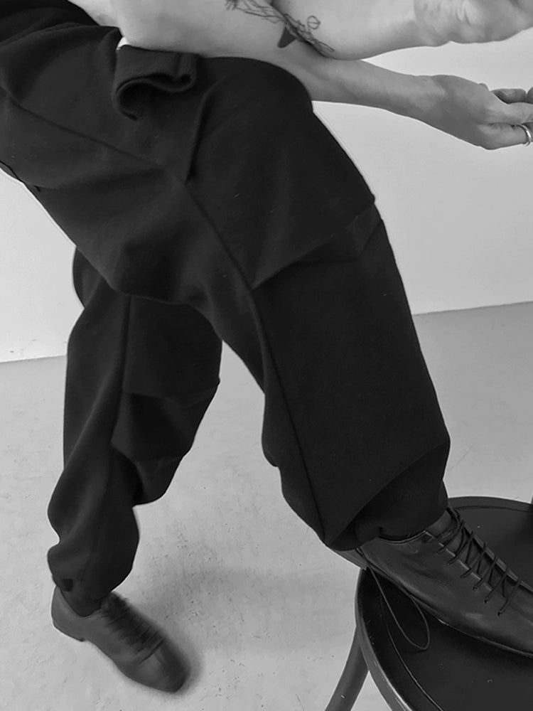 Pleats Wide Leg Sweatpants WN21643