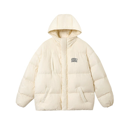 White Duck Down Mid-Length Puffer Jacket WN10151