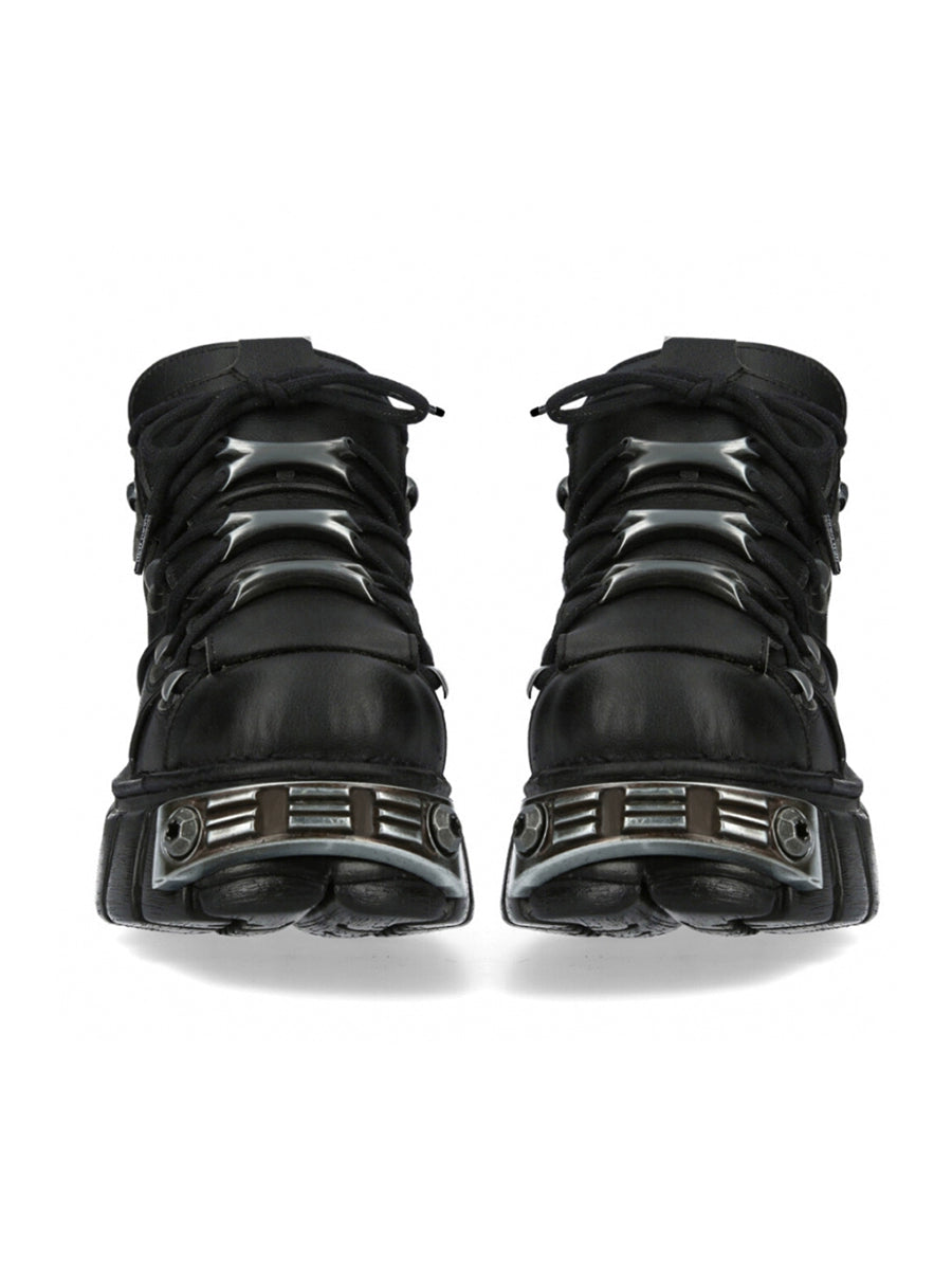 Chunky Sole Derby Metal Design Shoes WN19190