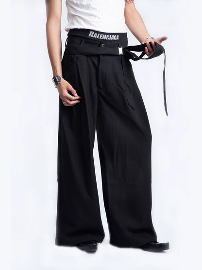 Belted Wide-Leg Trousers WN9252