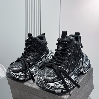Embroidery Rope Lace Sneaker Boots WN24717