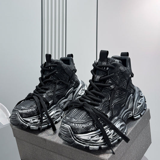 Embroidery Rope Lace Sneaker Boots WN24717