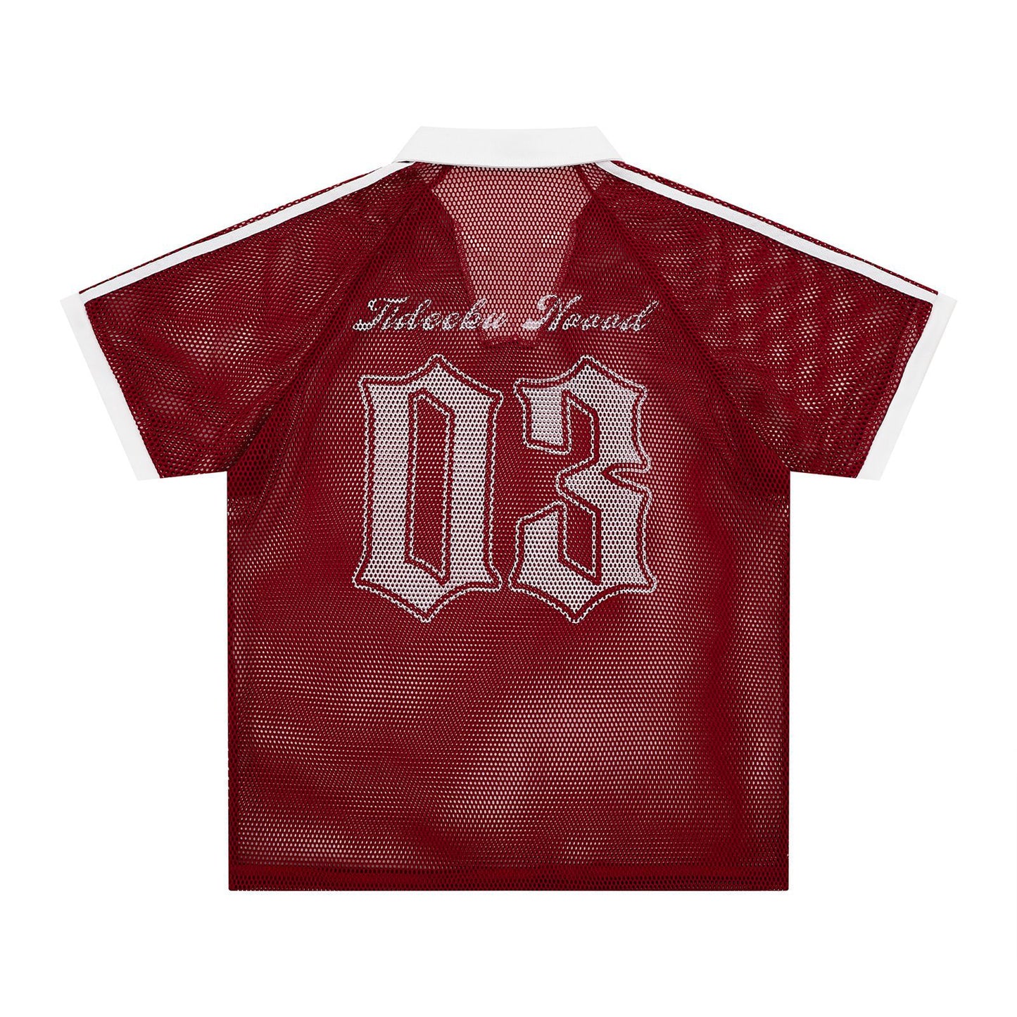 Mesh Gothic Number Short Sleeve Shirt WN26770