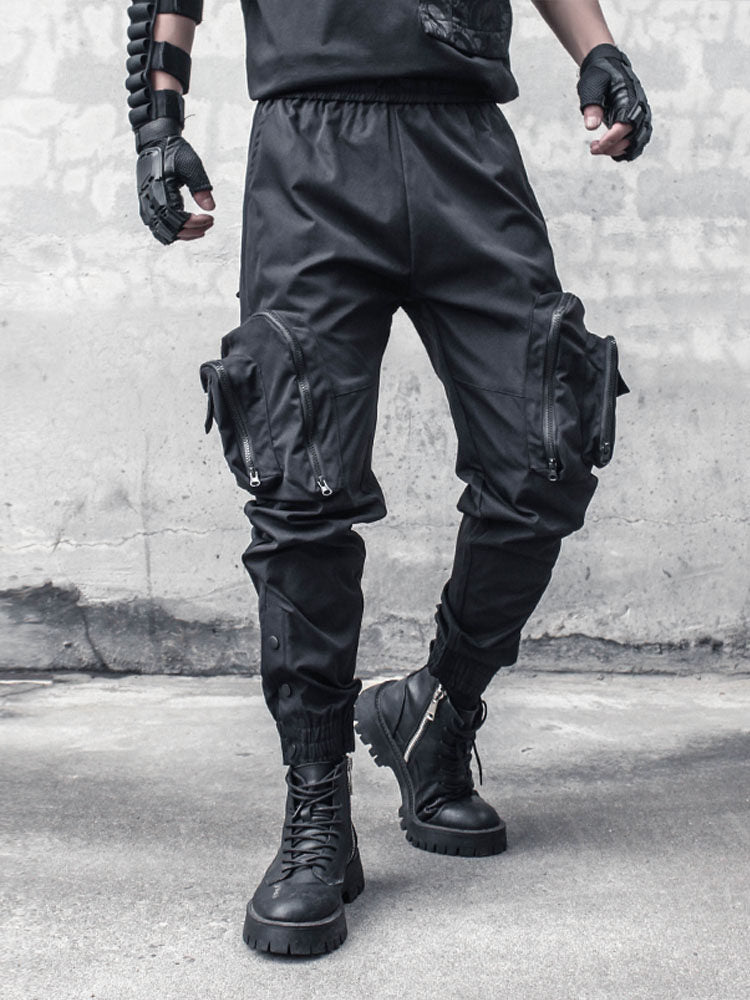Functional Multi-Pocket Cuffed Cargo Pants WN22525