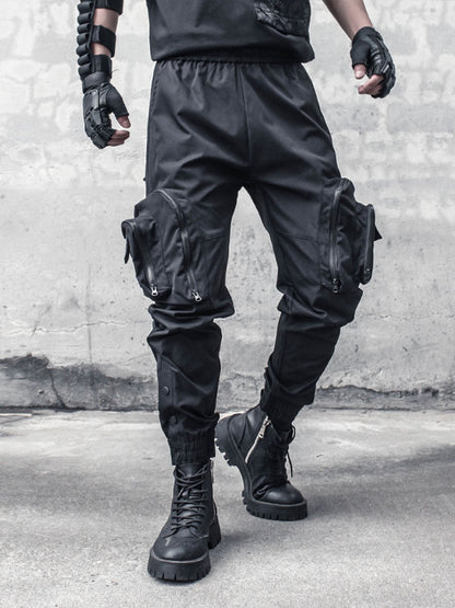 Functional Multi-Pocket Cuffed Cargo Pants WN22525