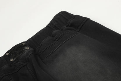Deconstruction Washed Dirty Curved Sweatpants WN26134