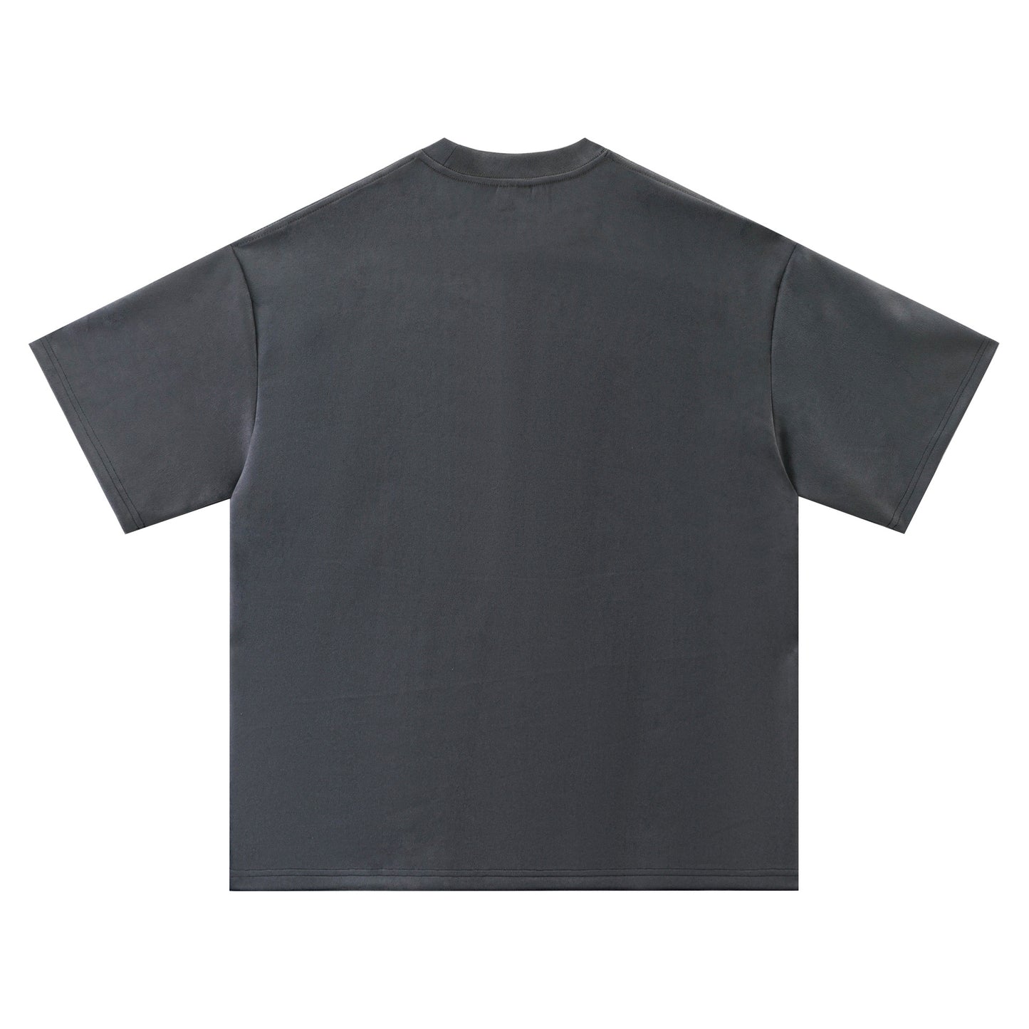 Oversize Suede Short Sleeve T-Shirt WN13121