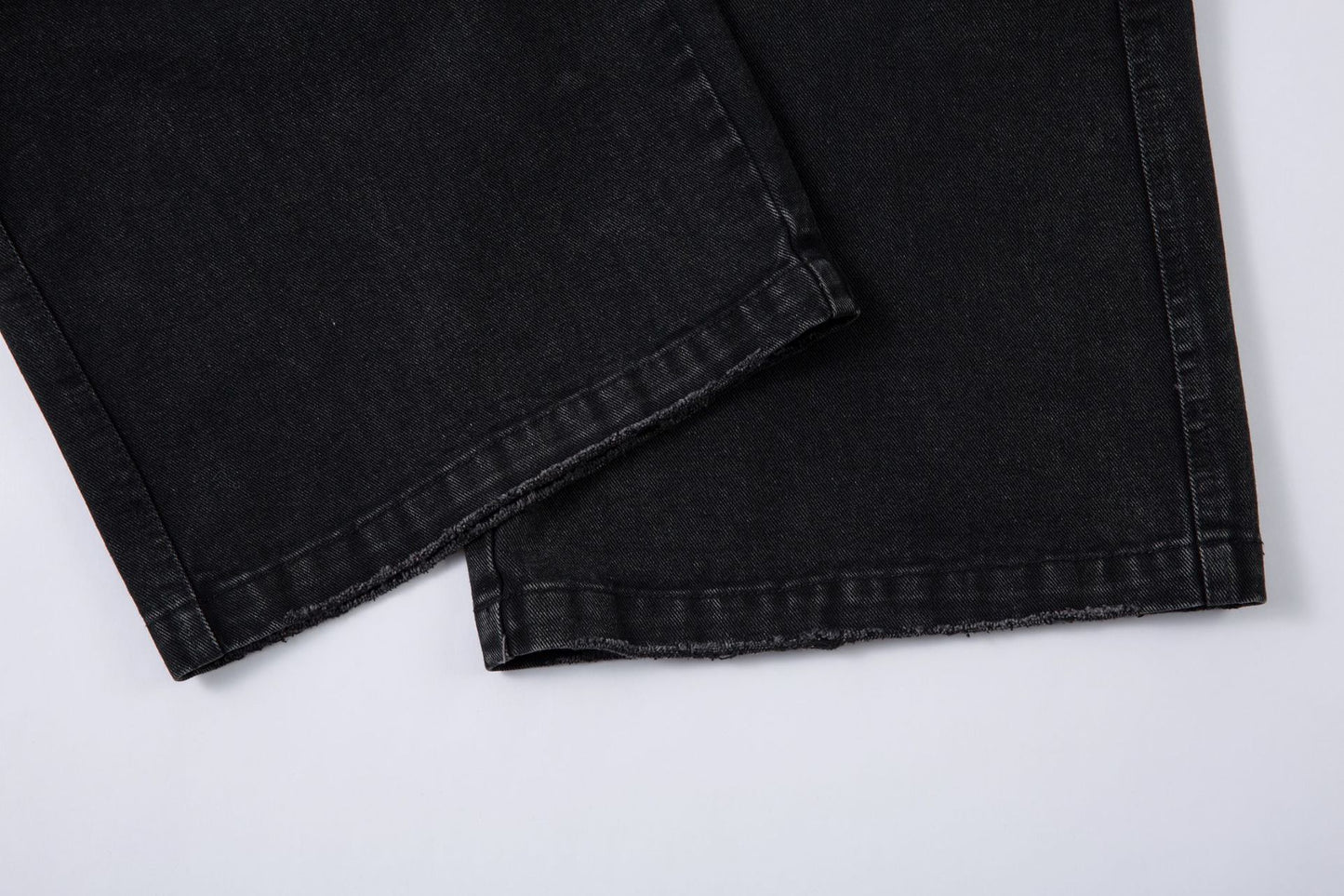 Wash Wide Leg Denim Cargo Jeans WN14132